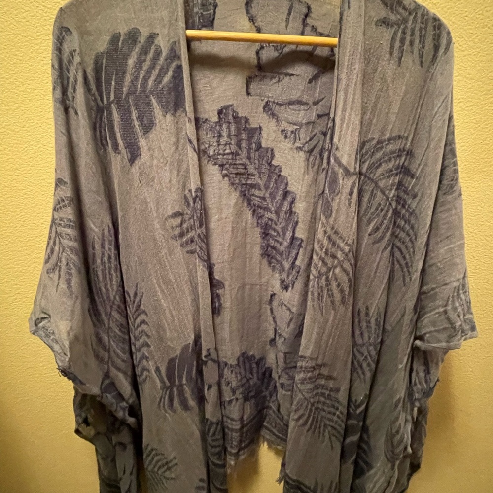 J. Jill embroidered Ruana - One Size